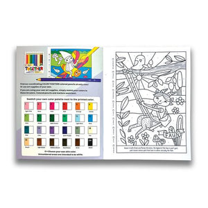 Colour by Numbers Colouring Book - Mythical Friends
