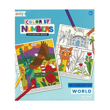Load image into Gallery viewer, Colour by Numbers Colouring Book - Wonderful World
