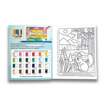 Load image into Gallery viewer, Colour by Numbers Colouring Book - Wonderful World
