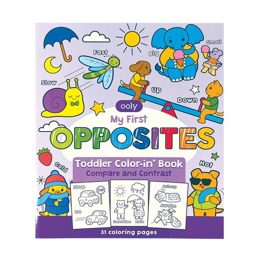 My First Opposites Toddler Colouring Book
