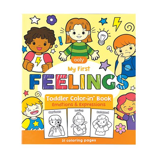 My First Feelings Toddler Colouring Book