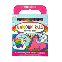 Load image into Gallery viewer, Carry Along Colouring Book Set - Unicorn Pals
