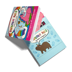 Carry Along Colouring Book Set - Unicorn Pals