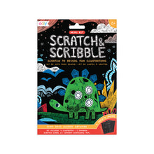 Load image into Gallery viewer, Dinosaur Days - Scratch &amp; Scribble Mini Kit
