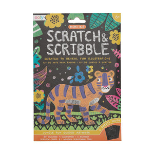 Jungle Fun - Scratch and Scribble Mini Kit