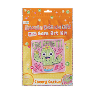 Razzle Dazzle Mini Gem Art Kit - Cheery Cactus