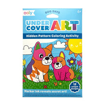 Load image into Gallery viewer, Undercover Art Hidden Pattern Colouring Activity Cards - Dog Days
