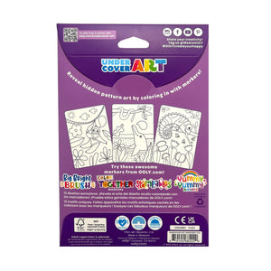 Undercover Art Hidden Pattern Colouring Activity Cards - Rainforest Fun