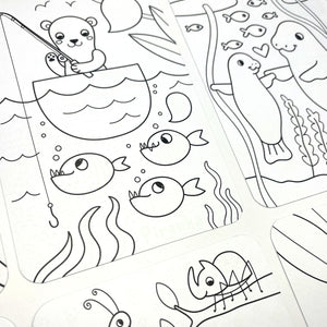 Undercover Art Hidden Pattern Colouring Activity Cards - Rainforest Fun