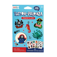 Load image into Gallery viewer, Mini Tattoo Palooza Temporary Tattoos - Pirate&#39;s Life
