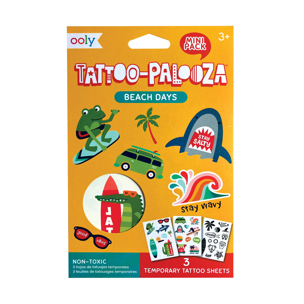 Mini Tattoo Palooza Temporary Tattoos - Beach Days