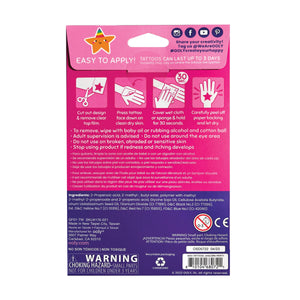 Mini Tattoo Palooza Temporary Tattoos - Unicorn Party