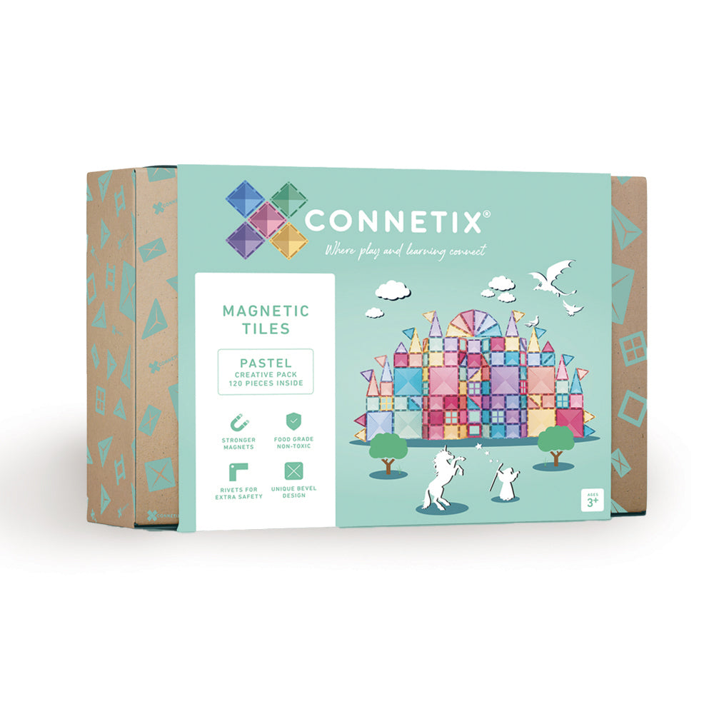 Connetix 120 Piece Pastel Creative Pack