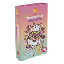 Load image into Gallery viewer, Night Garden Glitter Colouring Set
