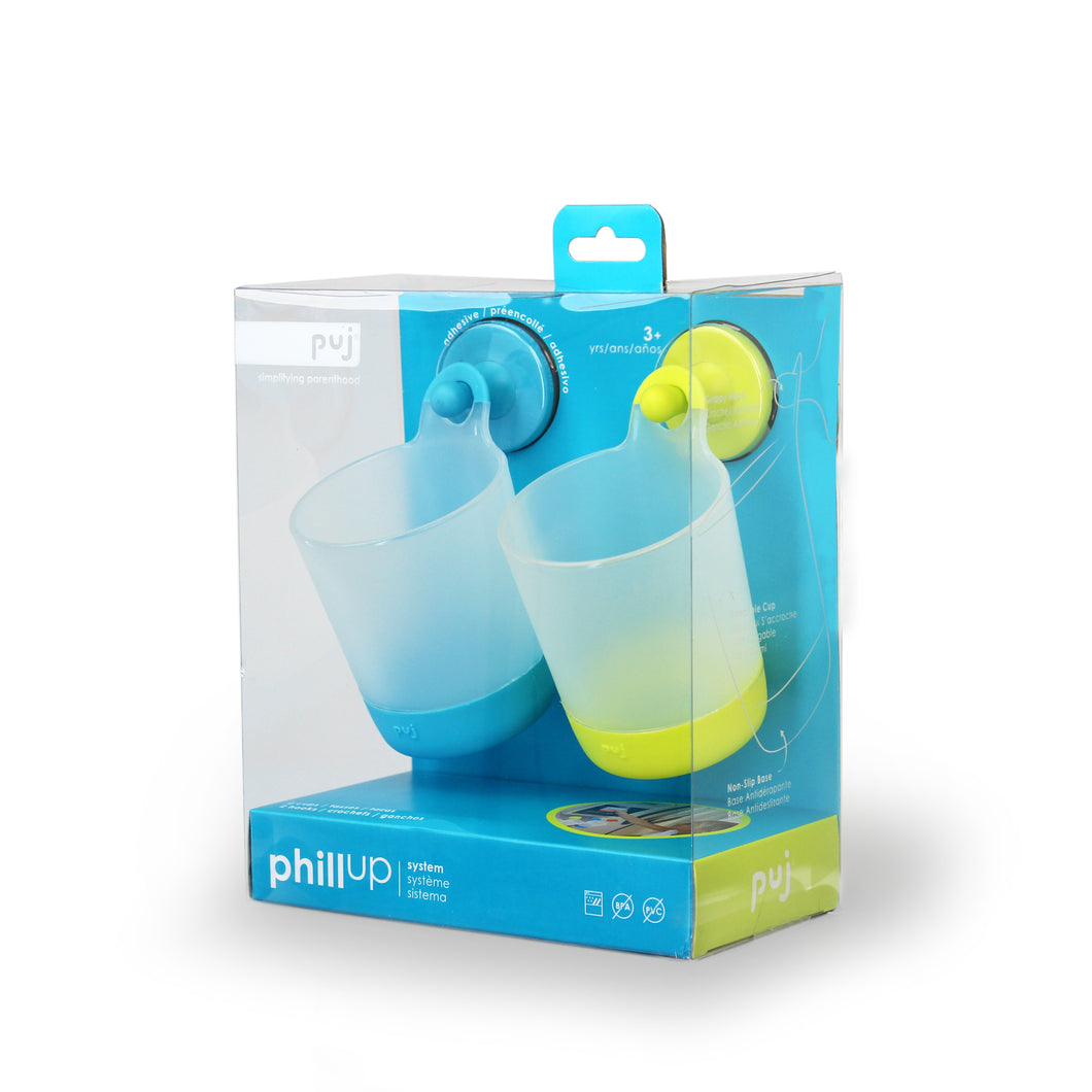Phillup Hangable Cups - 2 Pack Azul + Citron