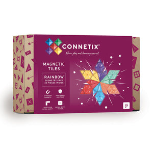 Connetix 30 Piece Rainbow Geometry Pack