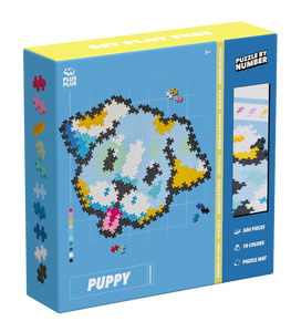 Puzzle By Number - Puppy 500 Pieces