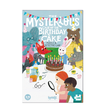 Load image into Gallery viewer, The Mysterious Case of the Birthday - 100 Piece Puzzle &amp; Detective Game
