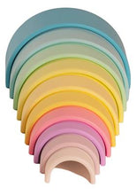 Load image into Gallery viewer, Dëna Rainbow  – Pastel (10 piece silicone set)
