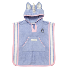 Load image into Gallery viewer, Sparkle the Unicorn Poncho Towel
