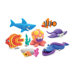 Ocean Set Large - Eel, Discus, Clownfish, Stingray, Octopus & Shark