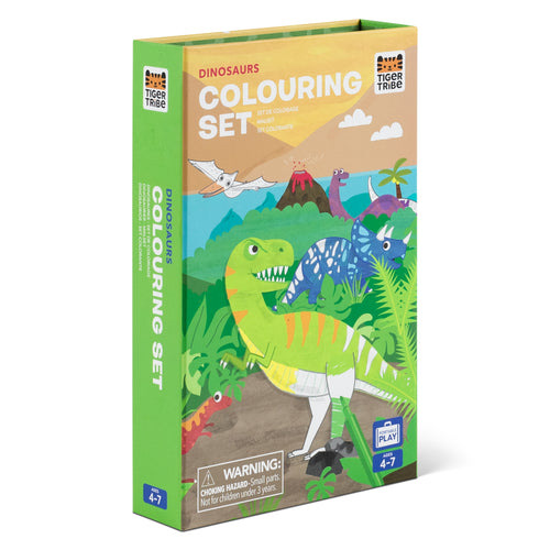 Dinosaur Colouring Set – full kit with markers and stickers