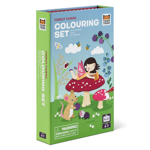 Tiger Tribe Forest Fairies Colouring Set – full kit with markers and stickers – the outdoor kid.