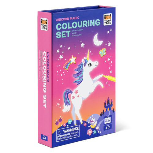 Tiger Tribe Unicorn Magic Colouring Set – full kit with markers and stickers – the outdoor kid.
