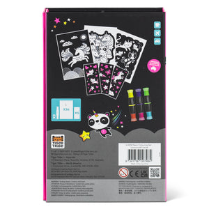 Tiger Tribe Neon Colouring Set – Unicorns & Friends – 36 colouring pages – the outdoor kid.