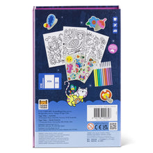 Load image into Gallery viewer, Tiger Tribe Magical Creatures Colouring Set – full kit with markers and stickers – the outdoor kid.

