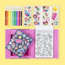 Load image into Gallery viewer, Tiger Tribe Magical Creatures Colouring Set – 36 colouring pages and 30 stickers – the outdoor kid.


