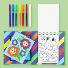 Load image into Gallery viewer, Tiger Tribe Colour Change Colouring Set – Garden Friends – 36 colouring pages – the outdoor kid.
