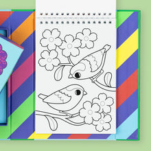 Load image into Gallery viewer, Tiger Tribe Colour Change Colouring Set – Garden Friends – animal-themed colouring pages – the outdoor kid.
