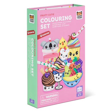 Tiger Tribe Scented Colouring – Fruity Cutie – full kit with scented markers – the outdoor kid.