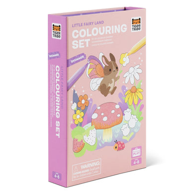 Tiger Tribe Shimmer Colouring Set – Little Fairy Land – full kit with shimmer markers – the outdoor kid.