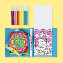 Load image into Gallery viewer, Tiger Tribe Colour by Numbers – Rainbow Garden – 36 colour-by-number pages – the outdoor kid.
