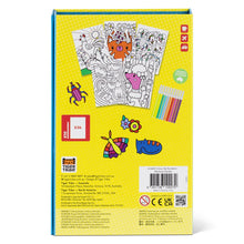 Load image into Gallery viewer, Tiger Tribe Colour by Numbers – Rainbow Garden – full kit with markers – the outdoor kid.
