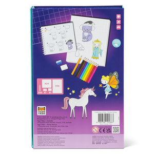 Tiger Tribe How to Draw – Fairytale Fantasy – full kit with pencils and sketch pad – the outdoor kid.
