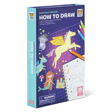 Tiger Tribe How to Draw – Fairytale Fantasy – full kit with pencils and sketch pad – the outdoor kid.
