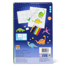Load image into Gallery viewer, Tiger Tribe How to Draw – Dinosaurs – full kit with pencils and sketch pad – the outdoor kid.

