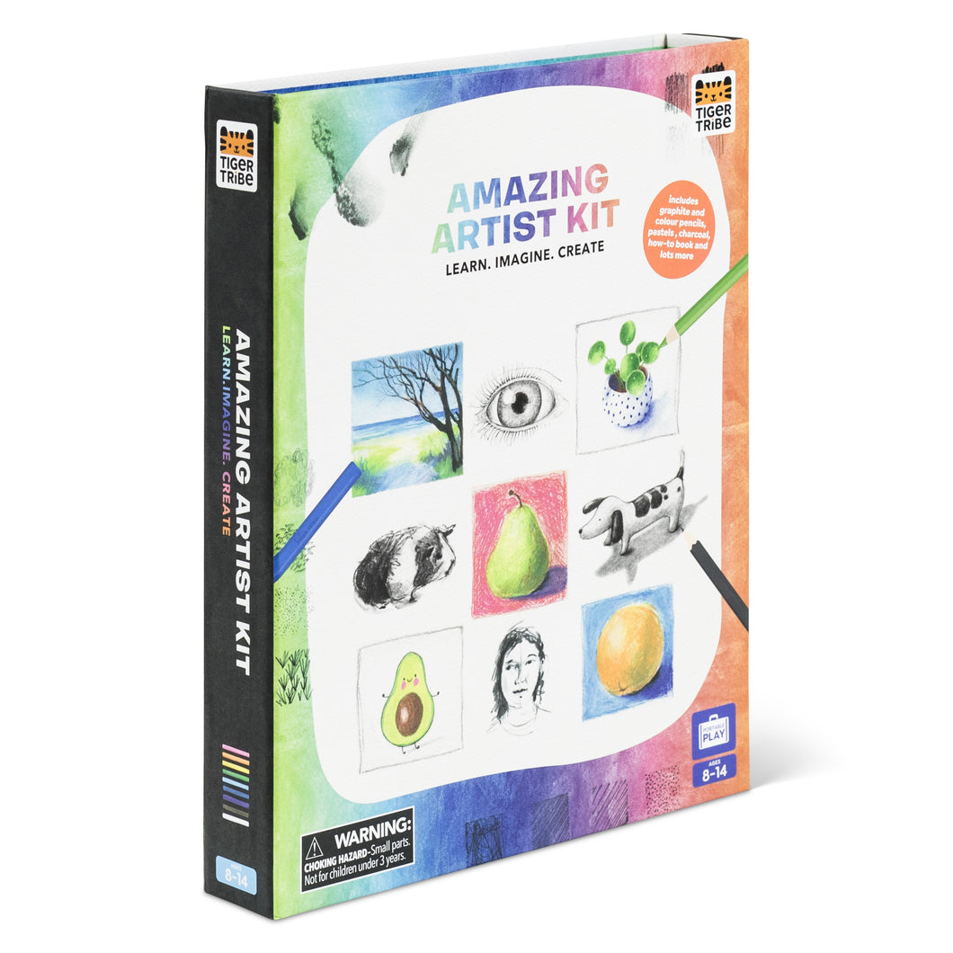 Tiger Tribe Amazing Artist Kit – Learn. Imagine. Create. – full kit with art materials – the outdoor kid.