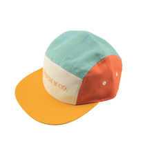 Load image into Gallery viewer, Grech &amp; Co. 5 Panel Cap – Fern &amp; Buff
