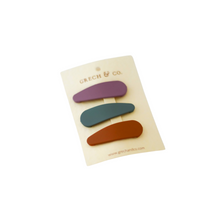 Load image into Gallery viewer, Matte Snap Clips Set – Fern, Spice &amp; Burlwood
