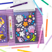 Load image into Gallery viewer, Tiger Tribe Colour by Numbers – Mermaids &amp; Friends – portable mess-free colouring for kids – the outdoor kid.
