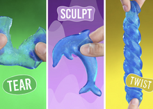 Load image into Gallery viewer, Falling Water Liquid Glass Thinking Putty
