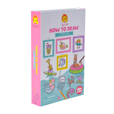 Tiger Tribe How to Draw – Summer Fun – full kit with pencils and sketch pad – the outdoor kid.