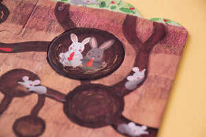 Mon Petit Pommier Puzzle - 20 Piece Reversible Puzzle