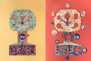 Mon Petit Pommier Puzzle - 20 Piece Reversible Puzzle