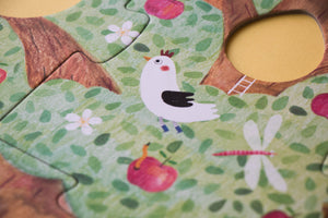 Mon Petit Pommier Puzzle - 20 Piece Reversible Puzzle