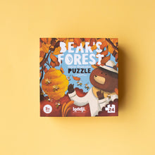 Load image into Gallery viewer, Bear's Forest - Nature Observation 24 Piece Puzzle
